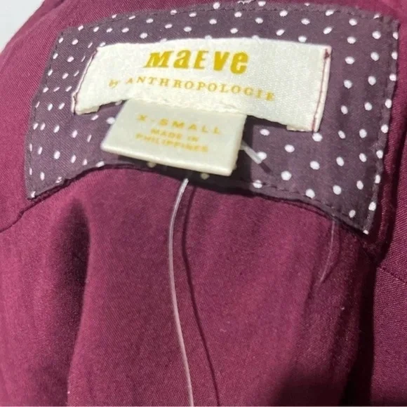 NWT Maeve Faux Leather Pinafore in XS - Picture 7 of 9